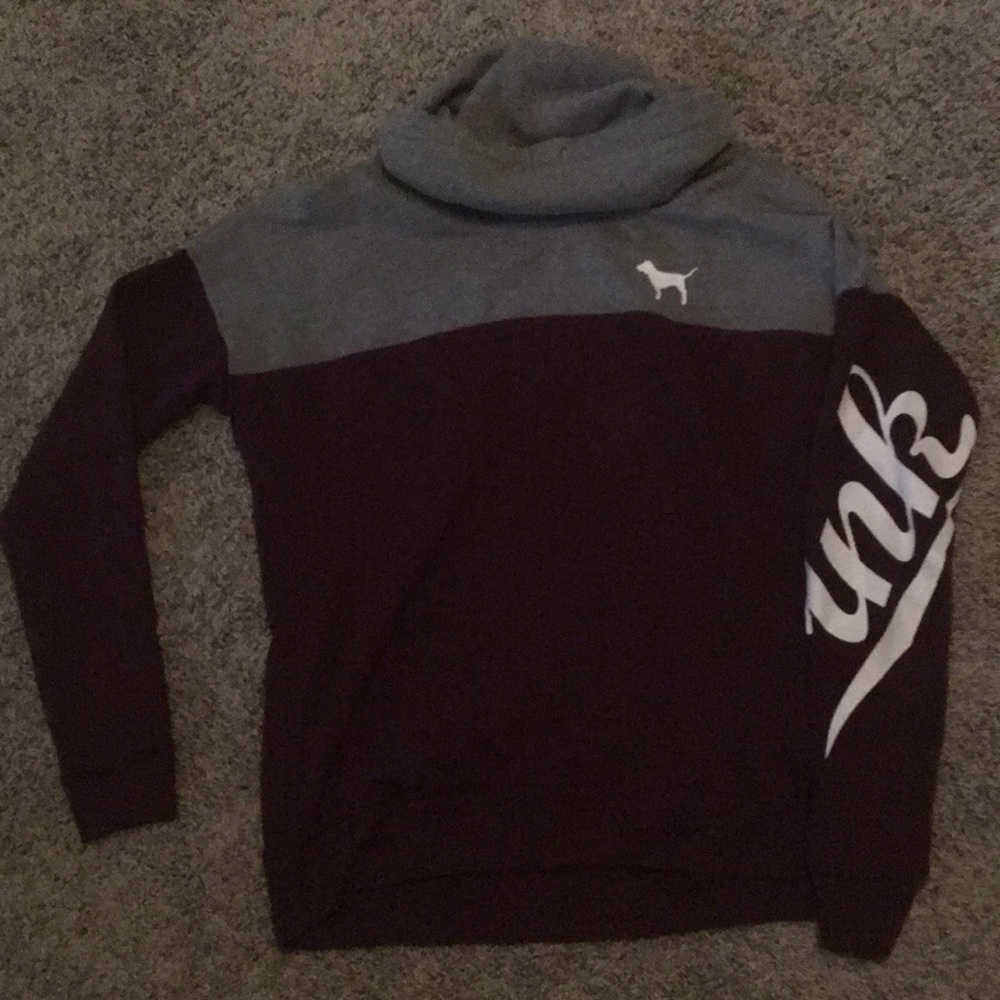 PINK funnel sweatshirt
